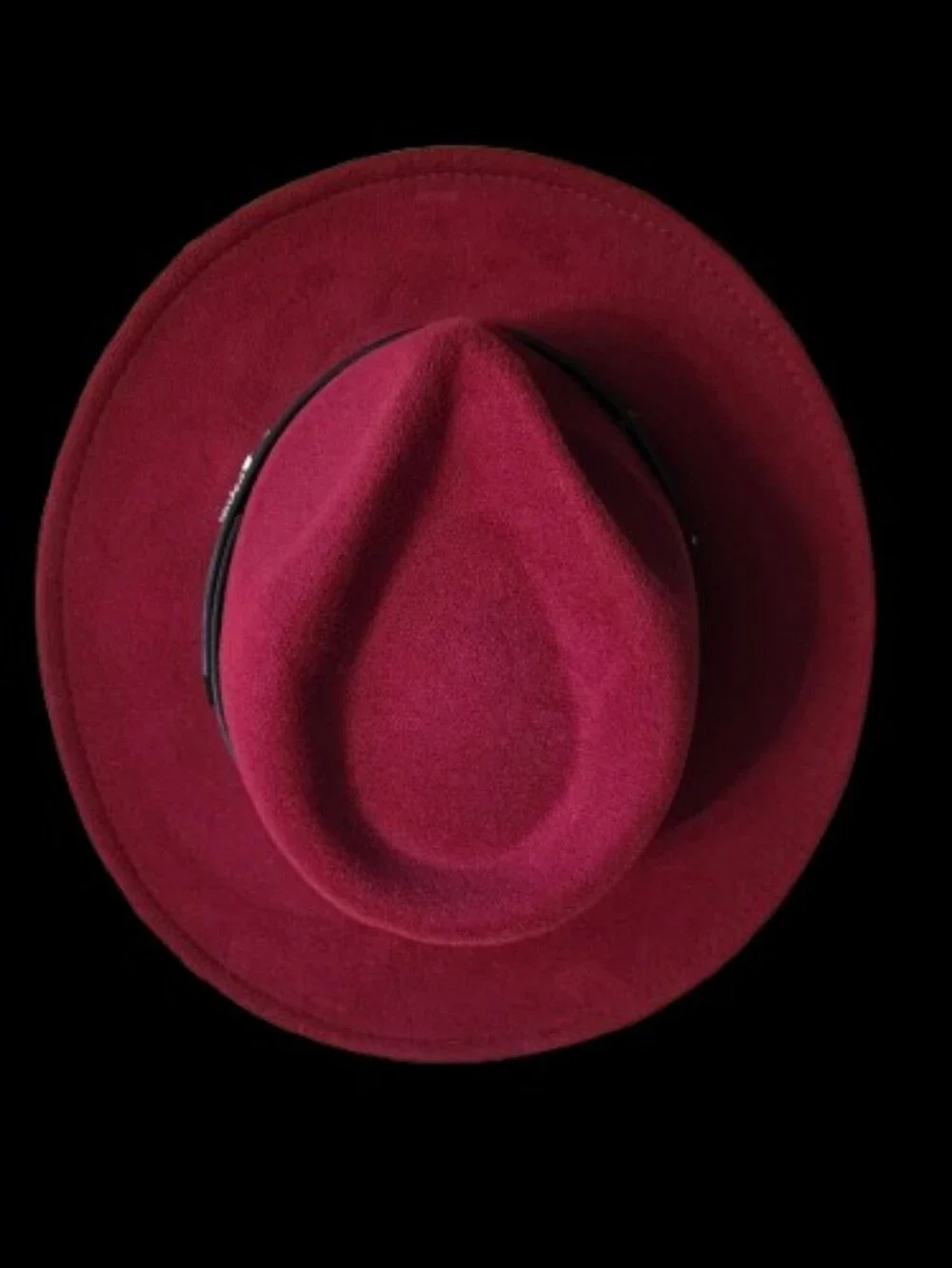 NWOT Juicy Couture Fedora Hat with Leopard Trim and Rhinestones